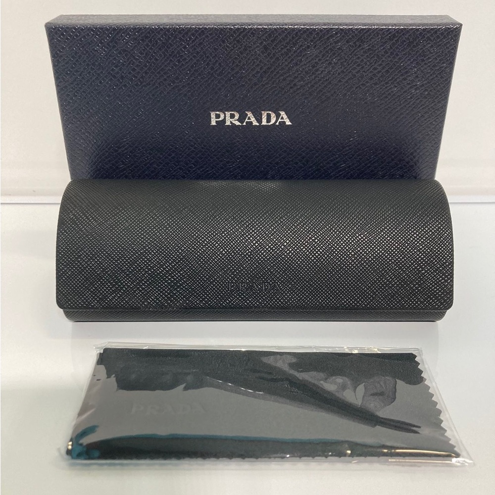 PRADA Sunglass/EyeglassOuter Case/Gift Box & Cleaning Cloth NIB - Picture 2 of 4